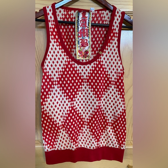 L.A.M.B. by Gwen Stefani Diamond Band Tank Top. Size L. Spring 2007. NWT - Picture 1 of 8
